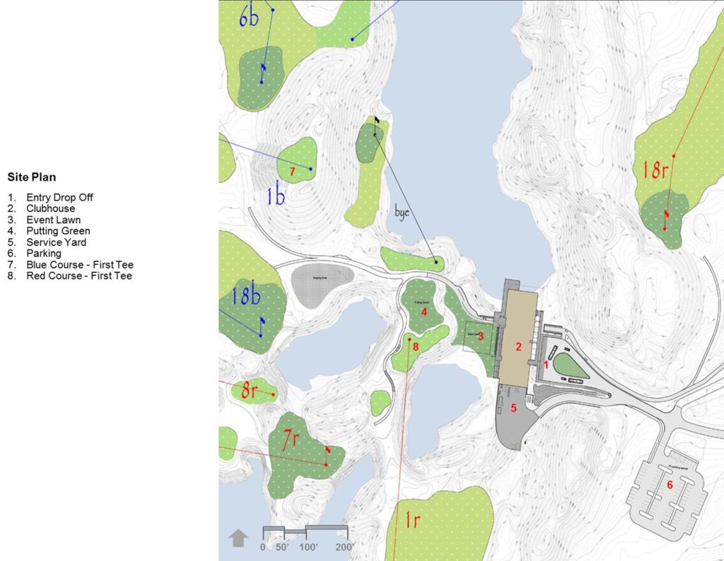 Streamsong Resort, Alfonso Architects - Tê giác không sừng và lạc đà không gù lang thang trên bờ