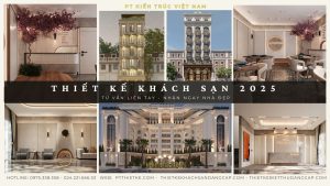 Xu hướng thiết kế khách sạn đẳng cấp 2025