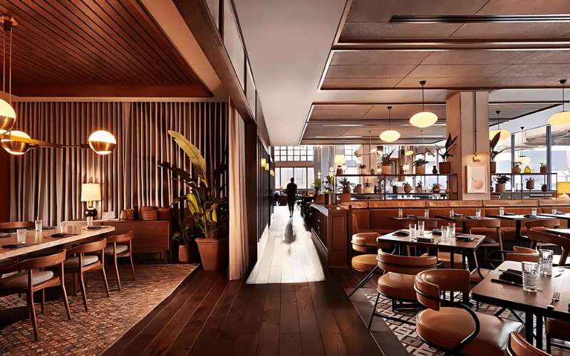 The Hoxton (London): Kết hợp giữa retro và phong cách công nghiệp là biểu tượng của sự pha trộn tinh tế