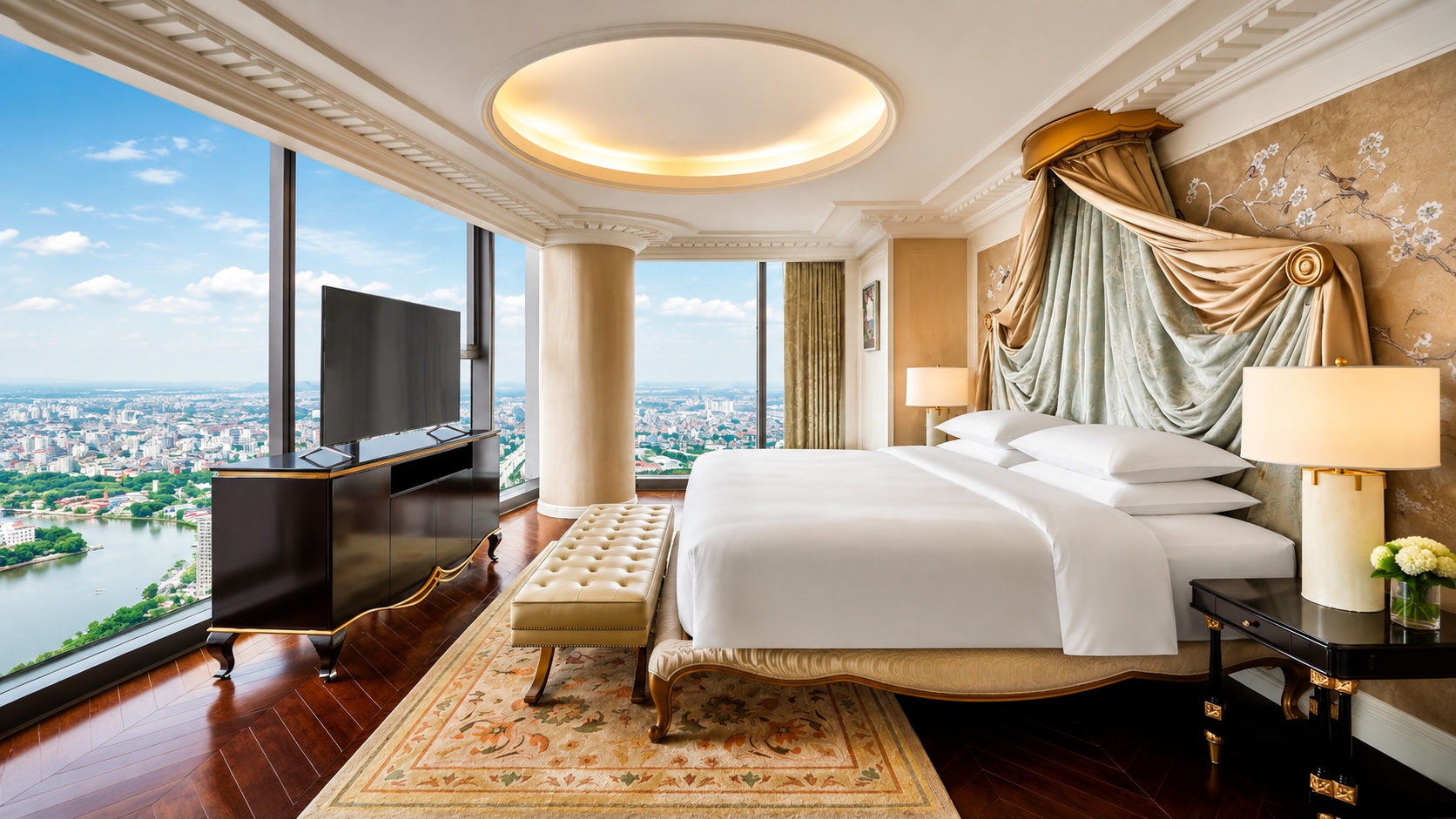 Khách sạn 5 sao phong cách sang trọng hiện đại – chuẩn mực lưu trú đẳng cấp giữa lòng đô thị