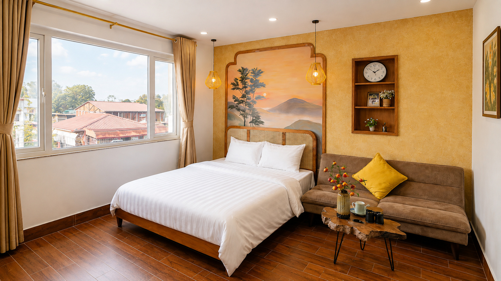 Khách sạn 4 sao phong cách Indochine: Không gian nghỉ dưỡng sang trọng, ấm cúng và giàu bản sắc