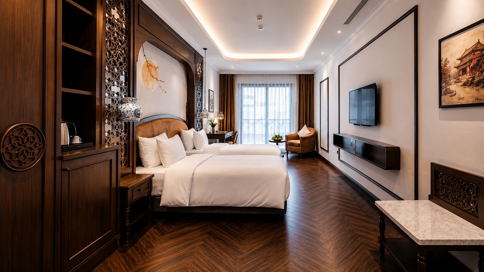 Khách sạn 4 sao phong cách sang trọng – trải nghiệm lưu trú đẳng cấp giữa lòng thành phố