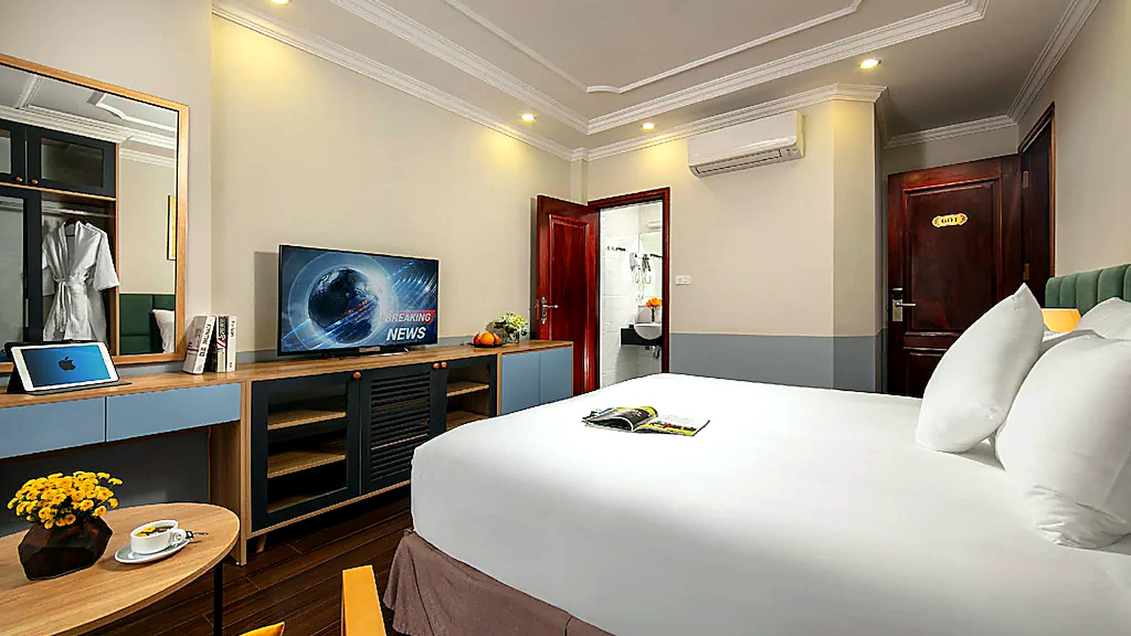 Một góc nội thất chỉn chu cũng là tài nguyên hình ảnh giá trị cho website và OTA.