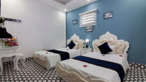Cấu hình phòng hai giường giúp tăng khả năng phục vụ khách đoàn, bạn bè và gia đình nhỏ.