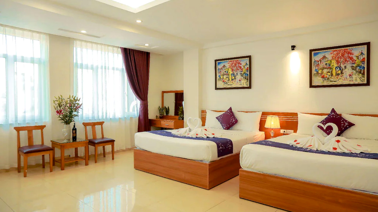 Thiet ke khach san 3 sao phong hai giuong